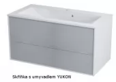 KROMA koupelnová skříňka s umyvadlem Yukon - VYP