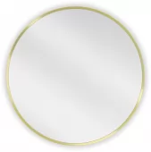 MEXEN - Loft zrcadlo 65 cm, zlatý rám 9850-065-065-000-50