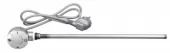 AQUALINE - Elektrická topná tyč s termostatem, rovný kabel, 300 W, chrom LT67443