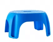 Stolička do koupelny, modrá, nosnost 100 KG, v. 22 cm, š. 33 cm, hl. 24 cm (A1102603)