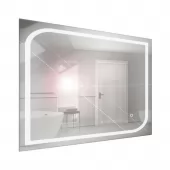 Zrcadlo s LED osvětlením Nika LED 6/100 TS s dotykovým vypínačem